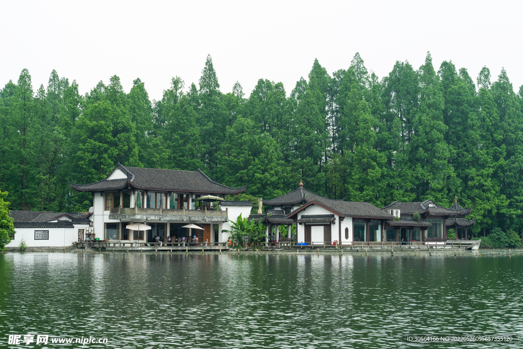 户外复古凉亭建筑