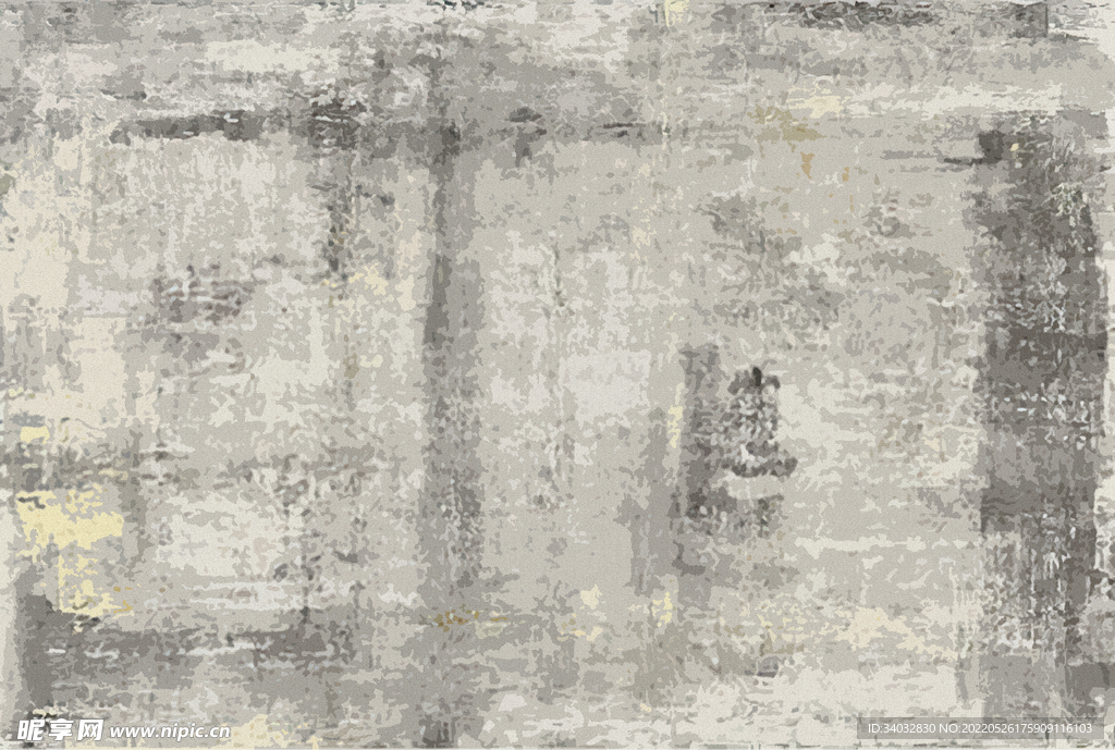 侘寂ins风地毯 北欧抽象地毯