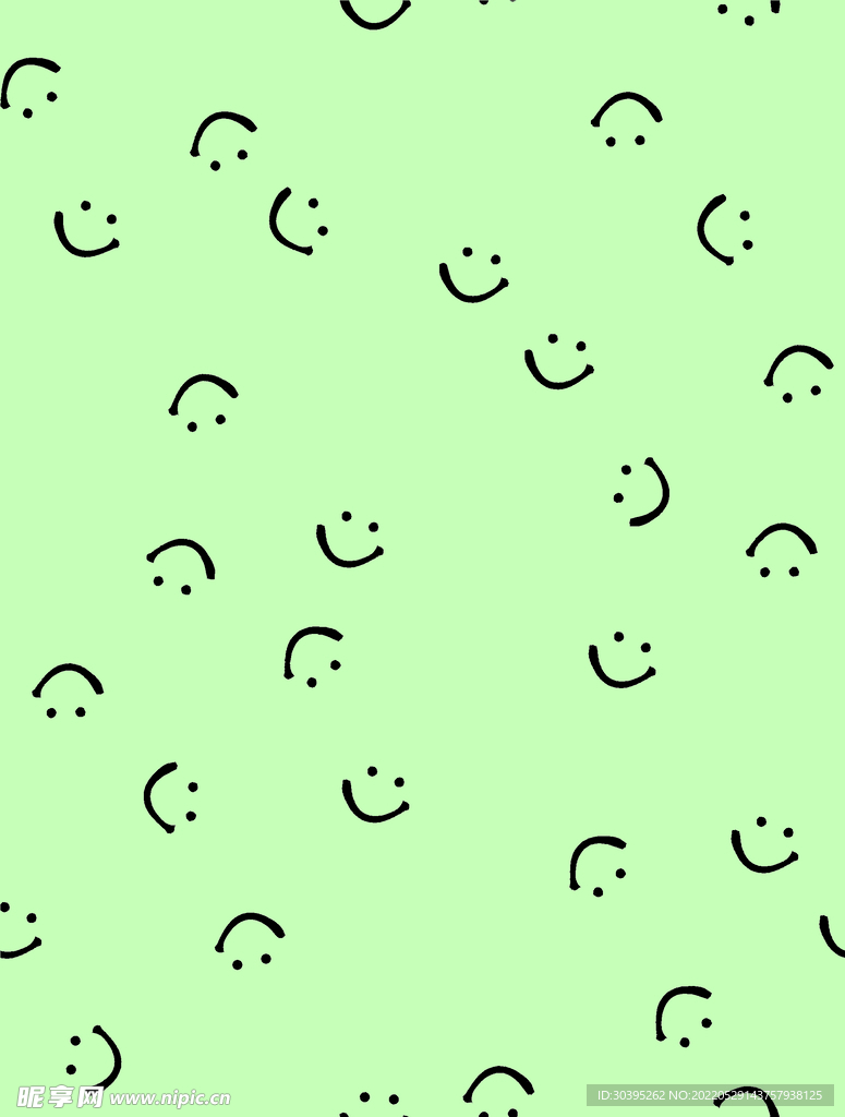 笑脸 简易画 印花 爆款 表情