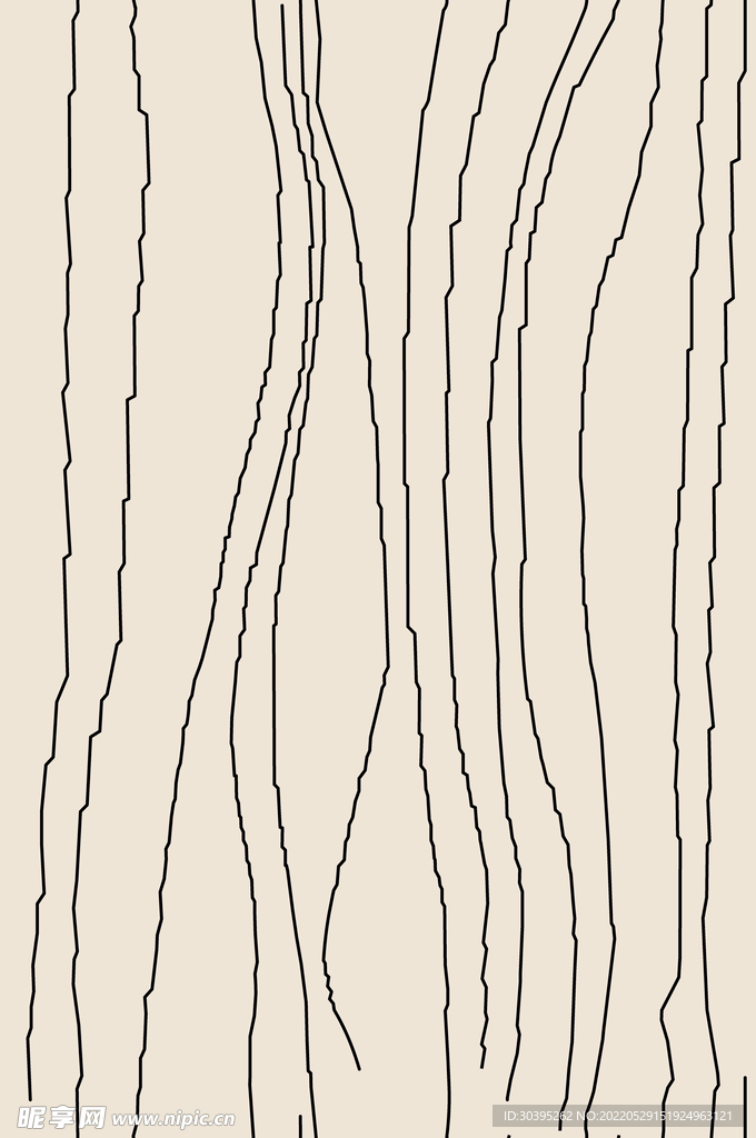 线条 印花 数码 曲线 几何