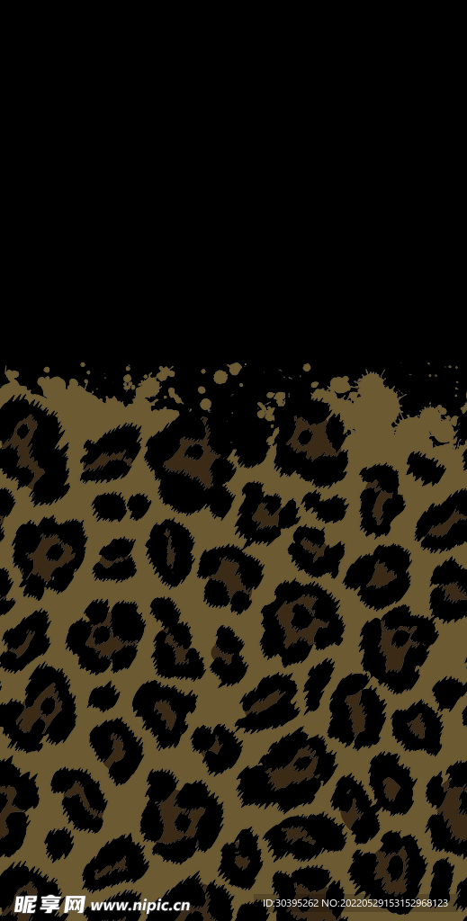 豹纹 数码 渐变 印花 大牌