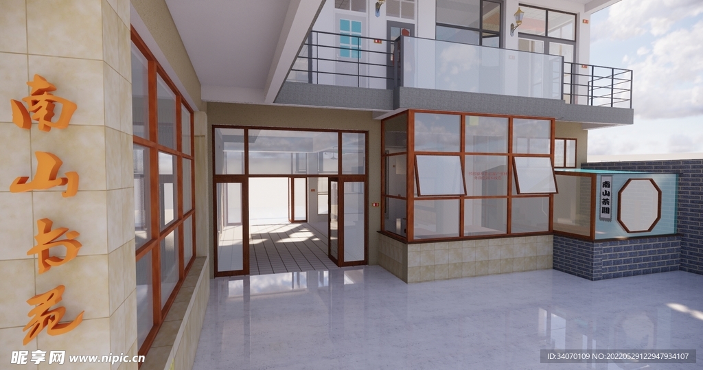 南山书院一楼模型展示