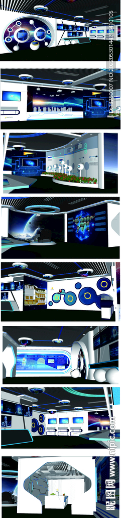 创意科技馆 3d su skp