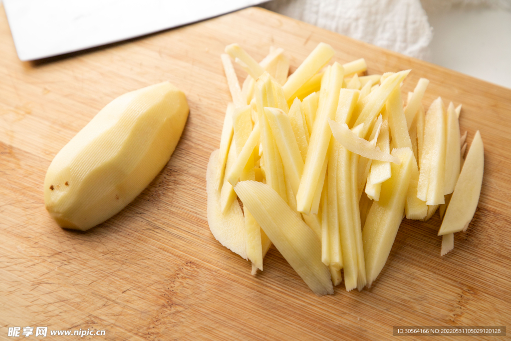 切片土豆丝食材