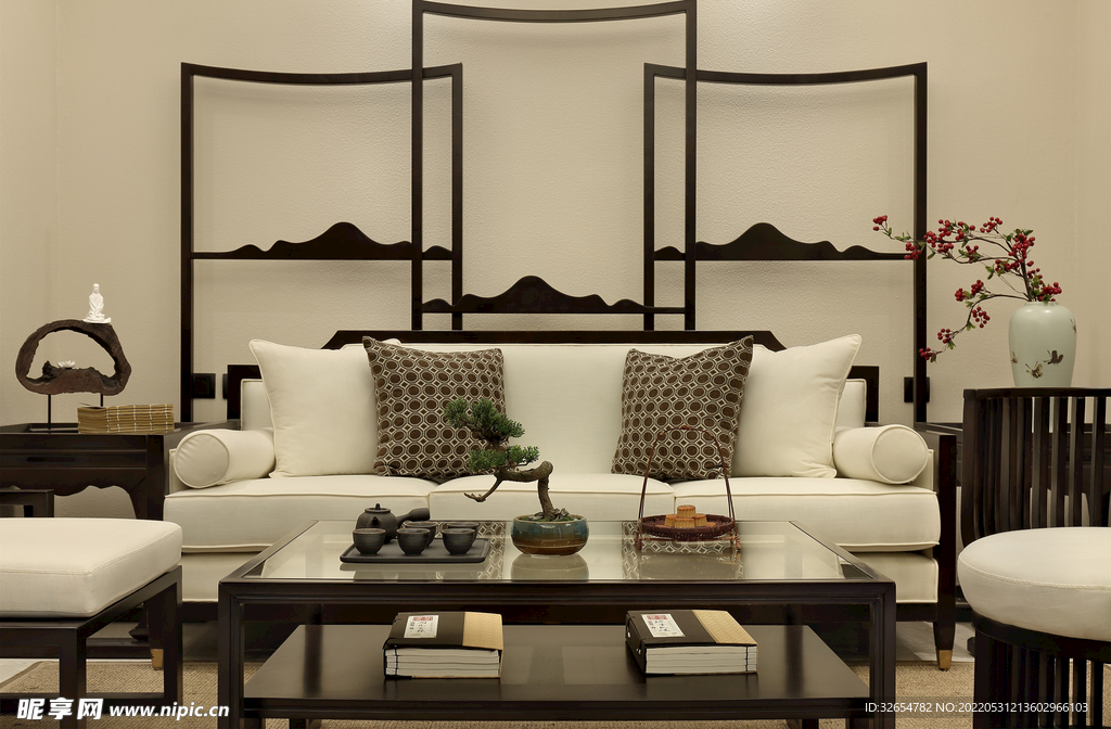 中式客厅场景设计