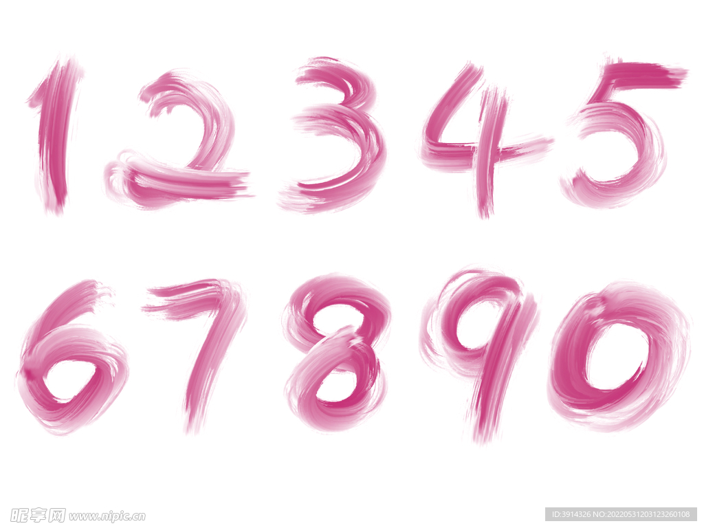 玫瑰风格数字PS分层