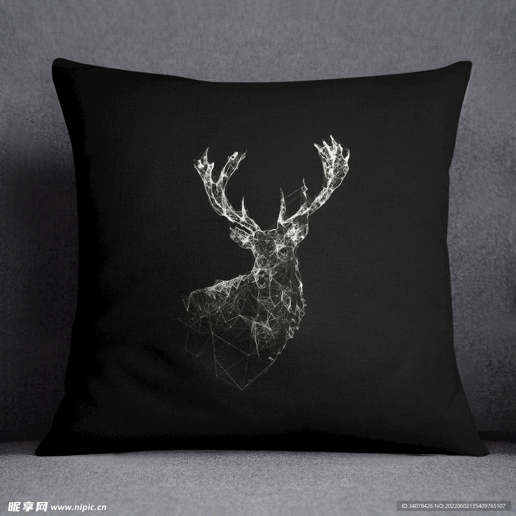 抱枕效果图样机