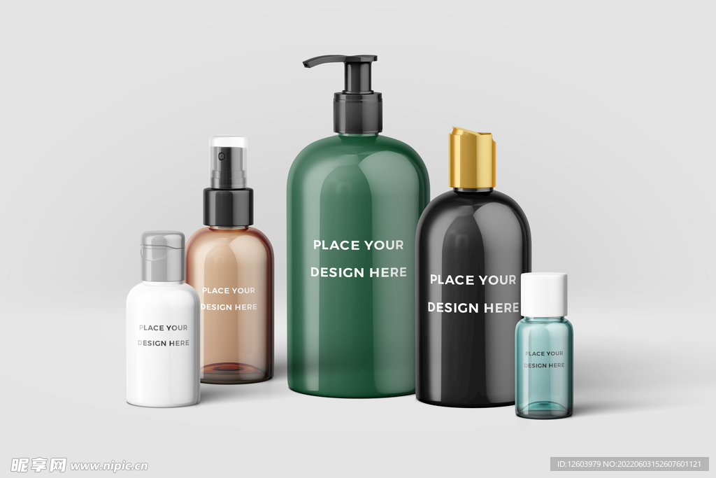 化妆品包装样机PSD