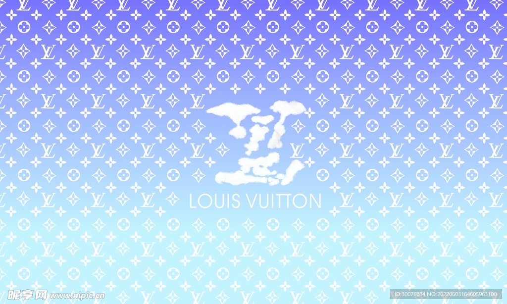 云朵LV设计背景矢量