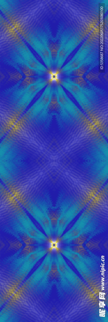 彩色分层传统无缝格子印花图案