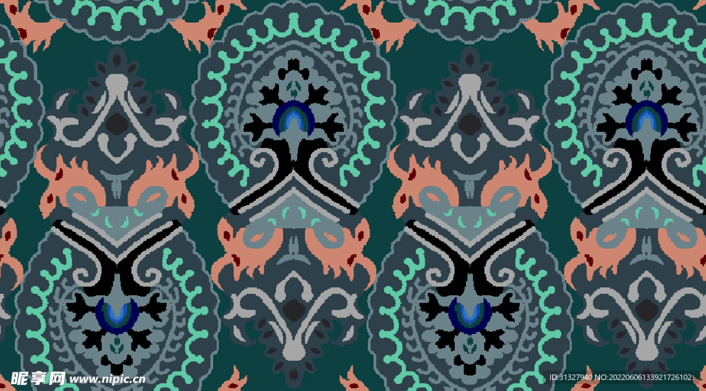 手绘花 大牌 女装 数码印花 