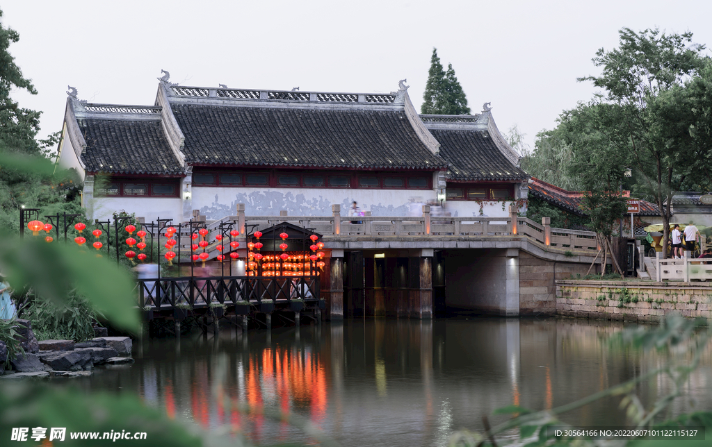 户外复古房屋建筑