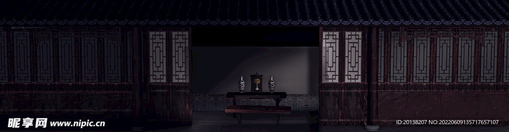 古建筑古屋平房