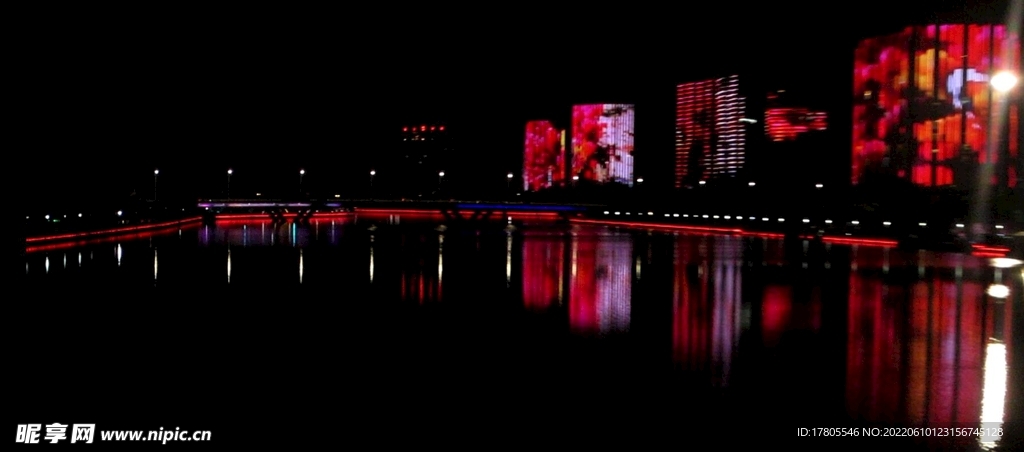 风景视频 夜景灯光 景观视频 