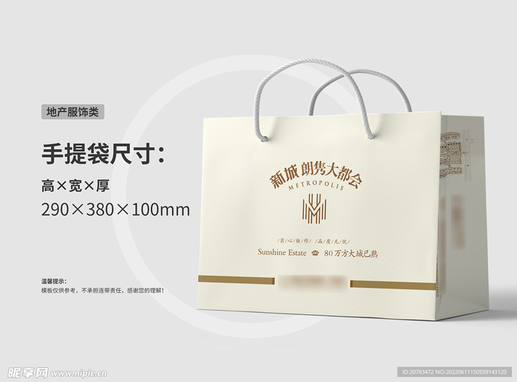 地产手提袋 手提袋设计 