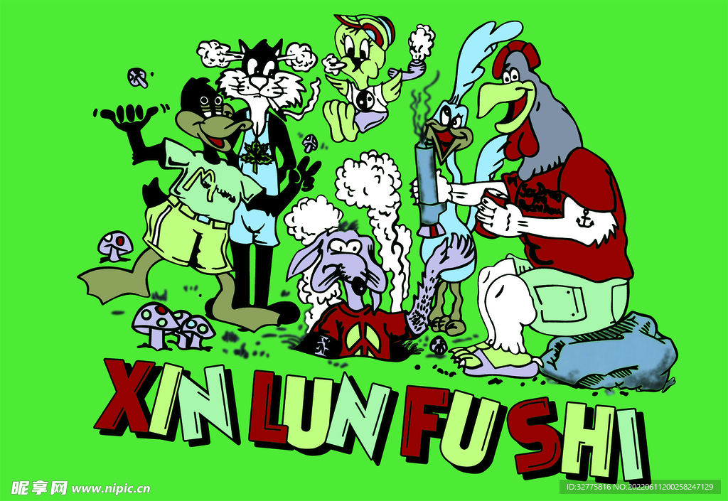 爆款动物XINLUNFUSHI