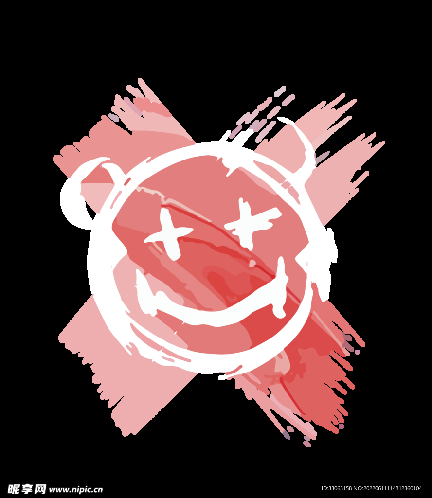 潮牌恶搞小熊涂鸦班服印花图案