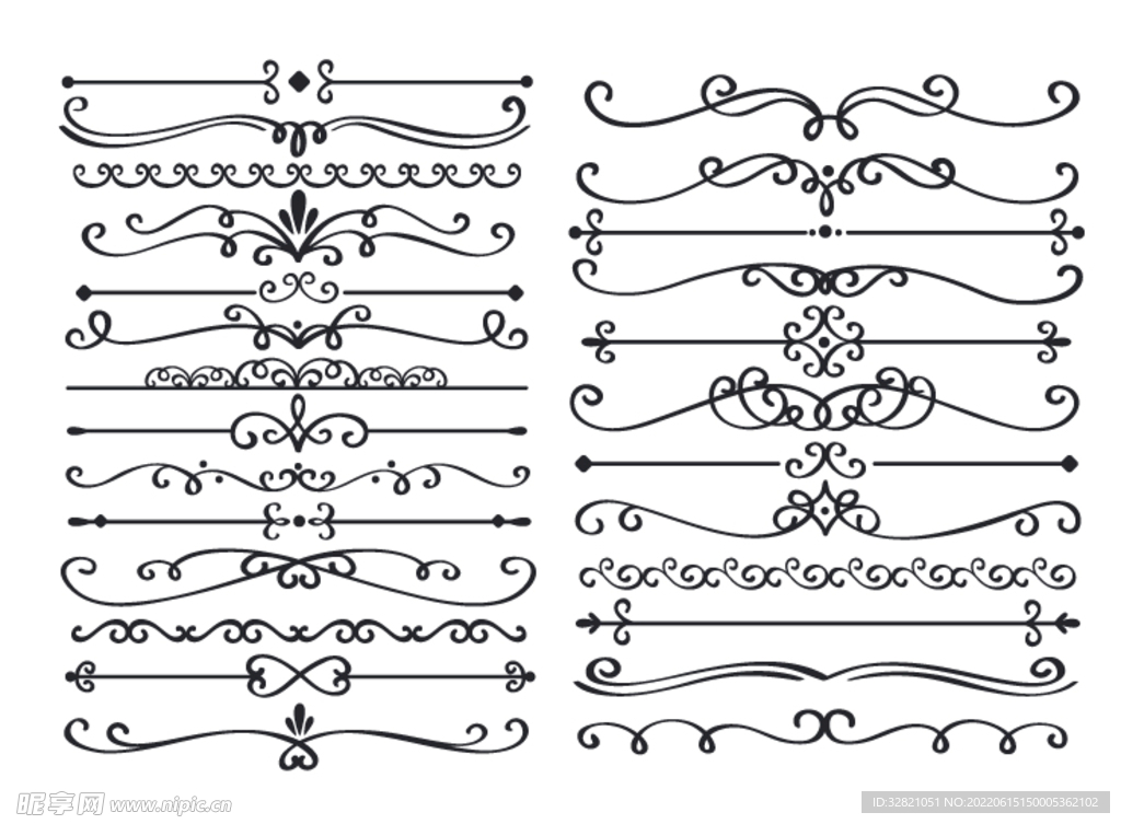 欧式古典花纹边框装饰