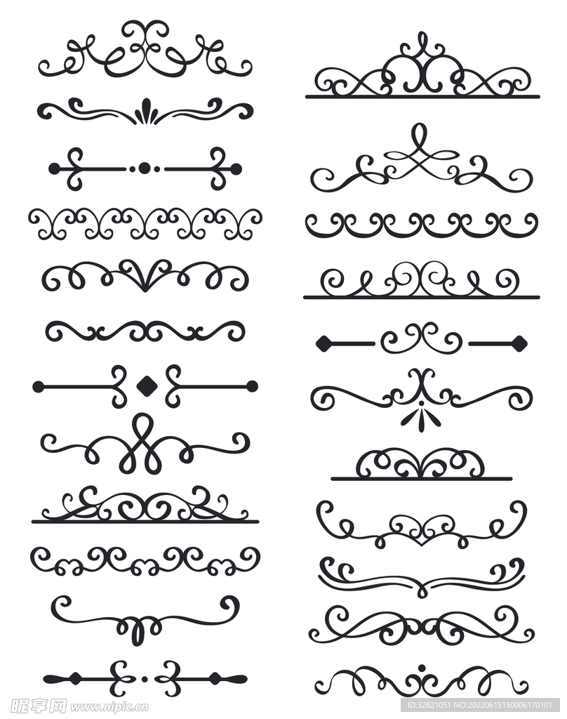 欧式古典花纹边框装饰