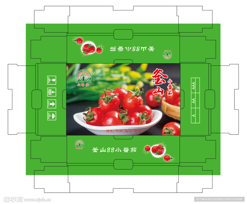 圣女果小番茄包装箱礼盒