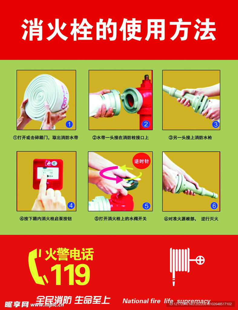 消火栓使用方法