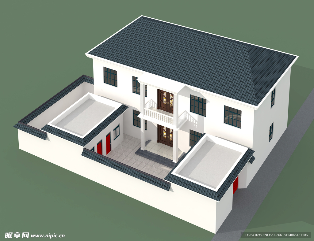 农村住房 效果图