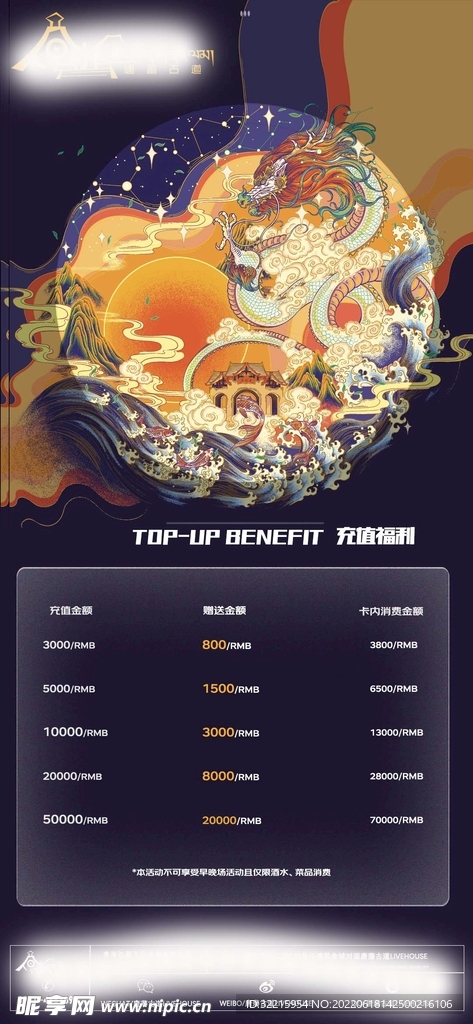 酒吧  充值福利  酒水单 