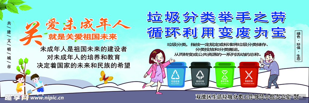 未成年人 垃圾分类 保护环境 