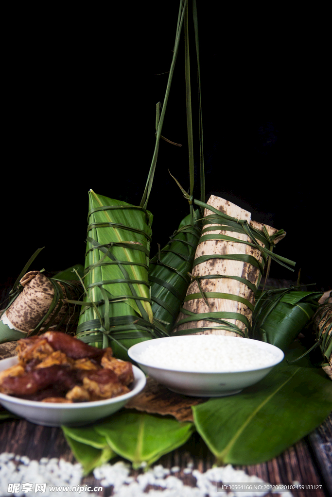 端午节粽子美食食材