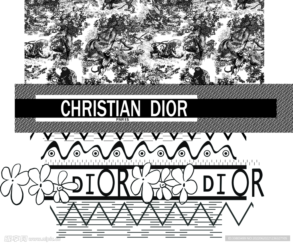 大牌迪奥动物森林