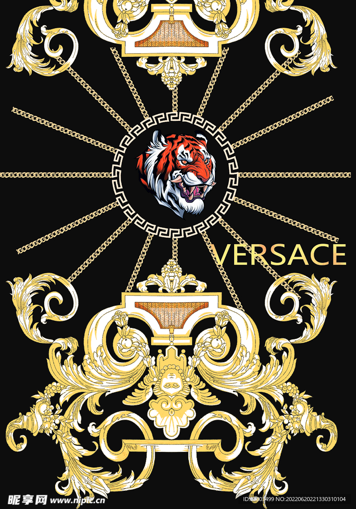 大牌范思哲老虎头