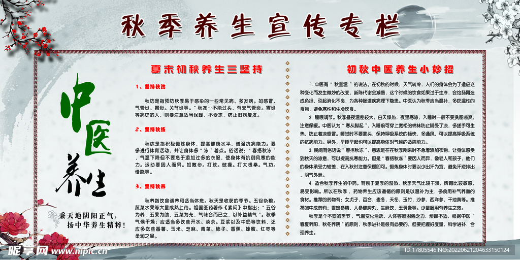 养生之道 山水墨国风 中医中药