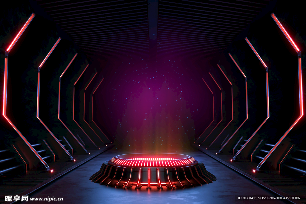 黑色科技海报背景