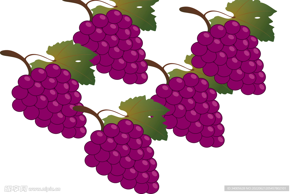 五串葡萄