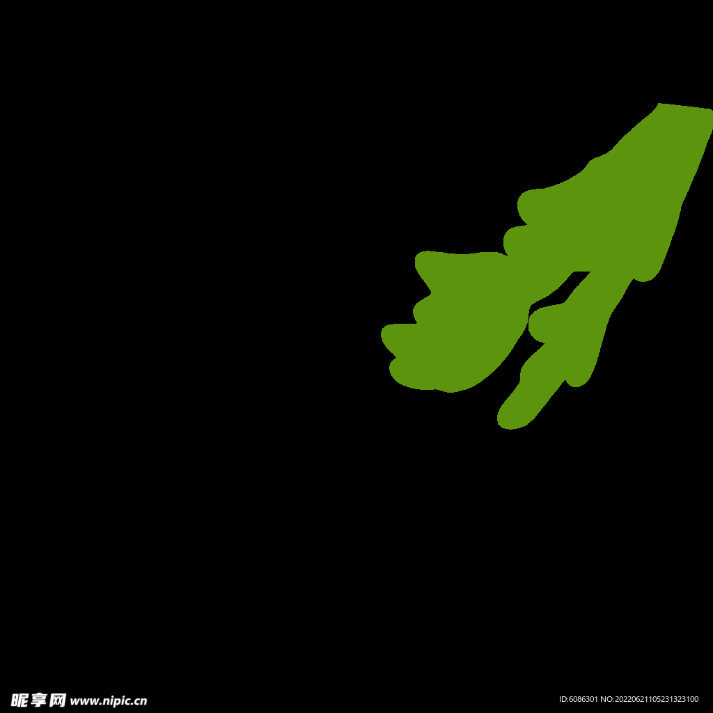 装饰叶子-背景装饰素材