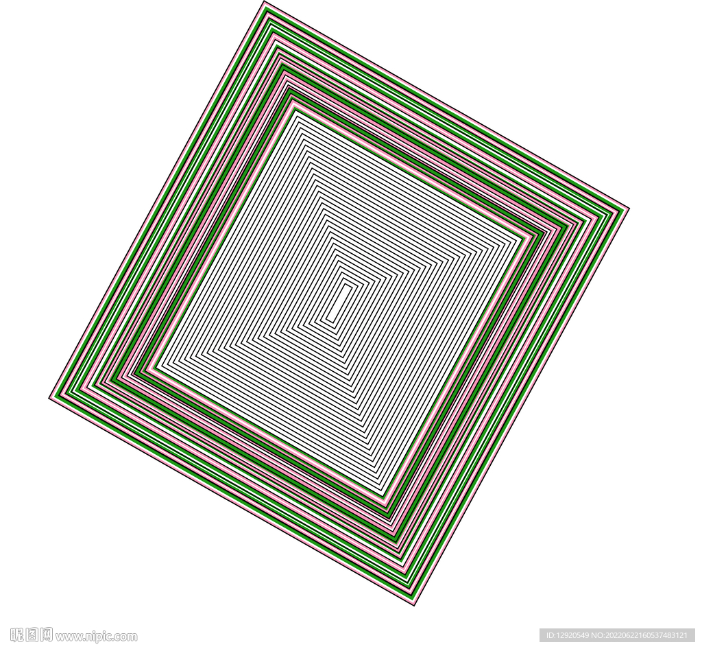 数码裁片几何图