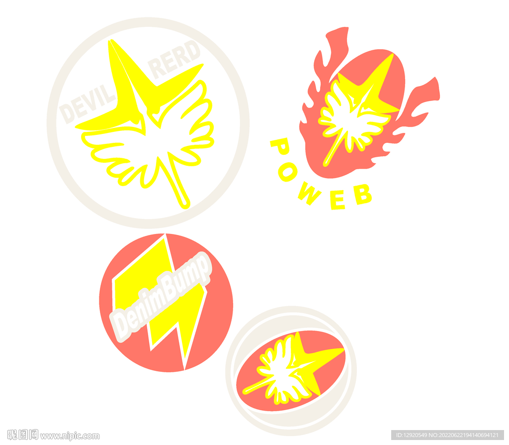 数码裁片卡通图案