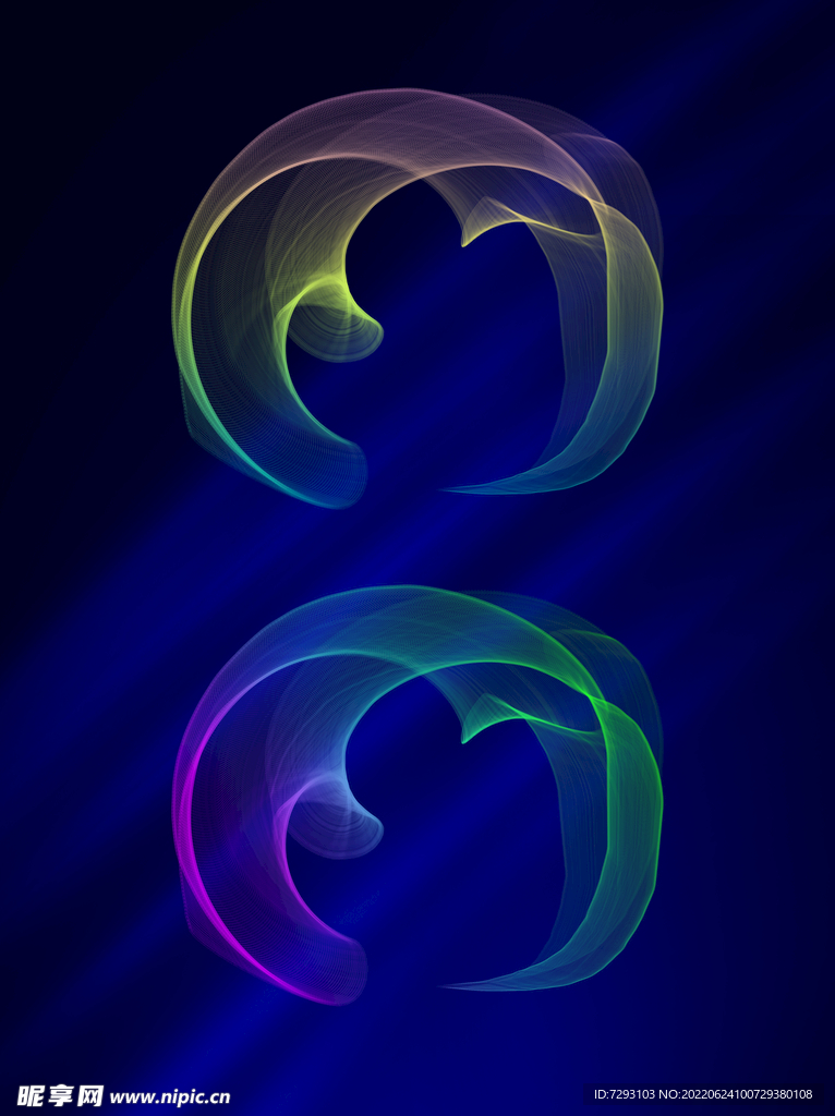 科技渐变线条图片