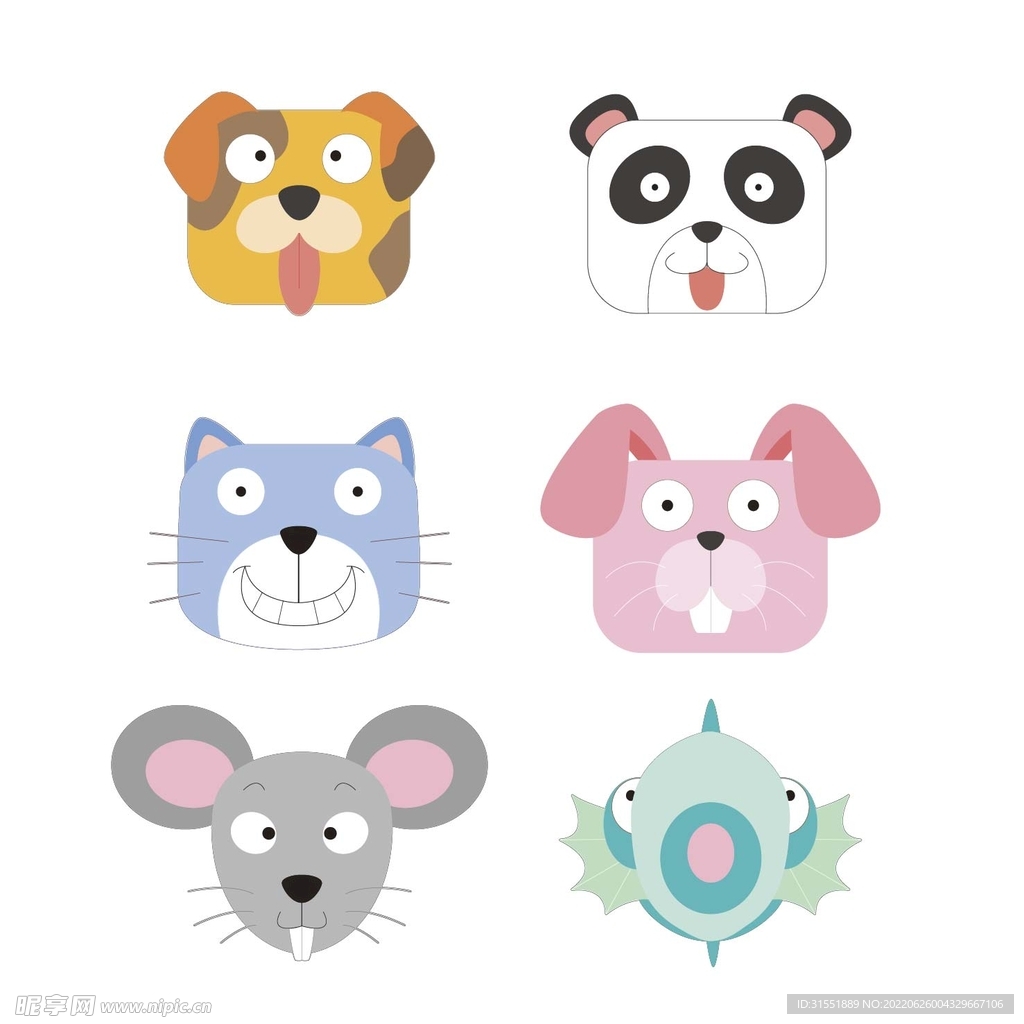 可爱动物头像