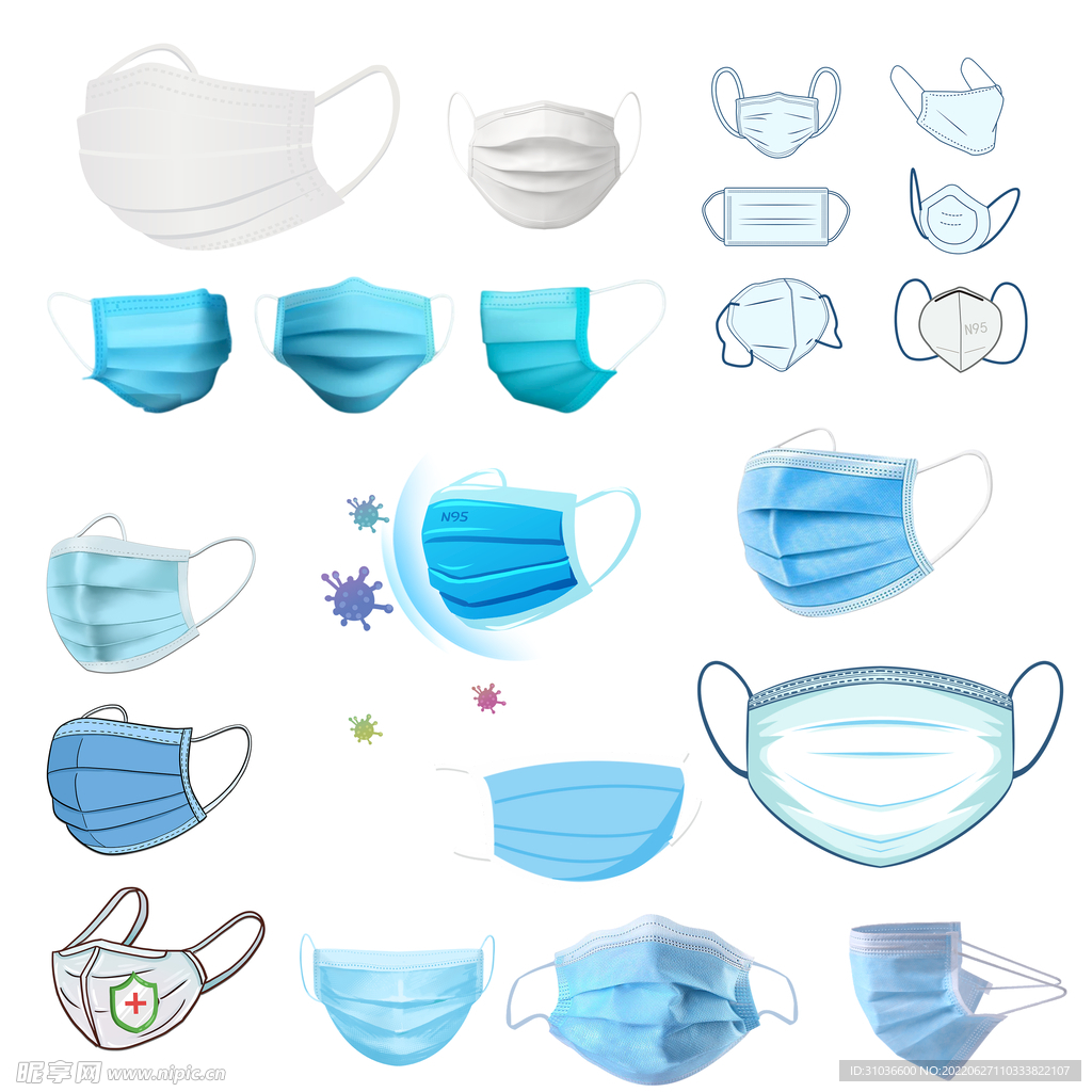 口罩图片