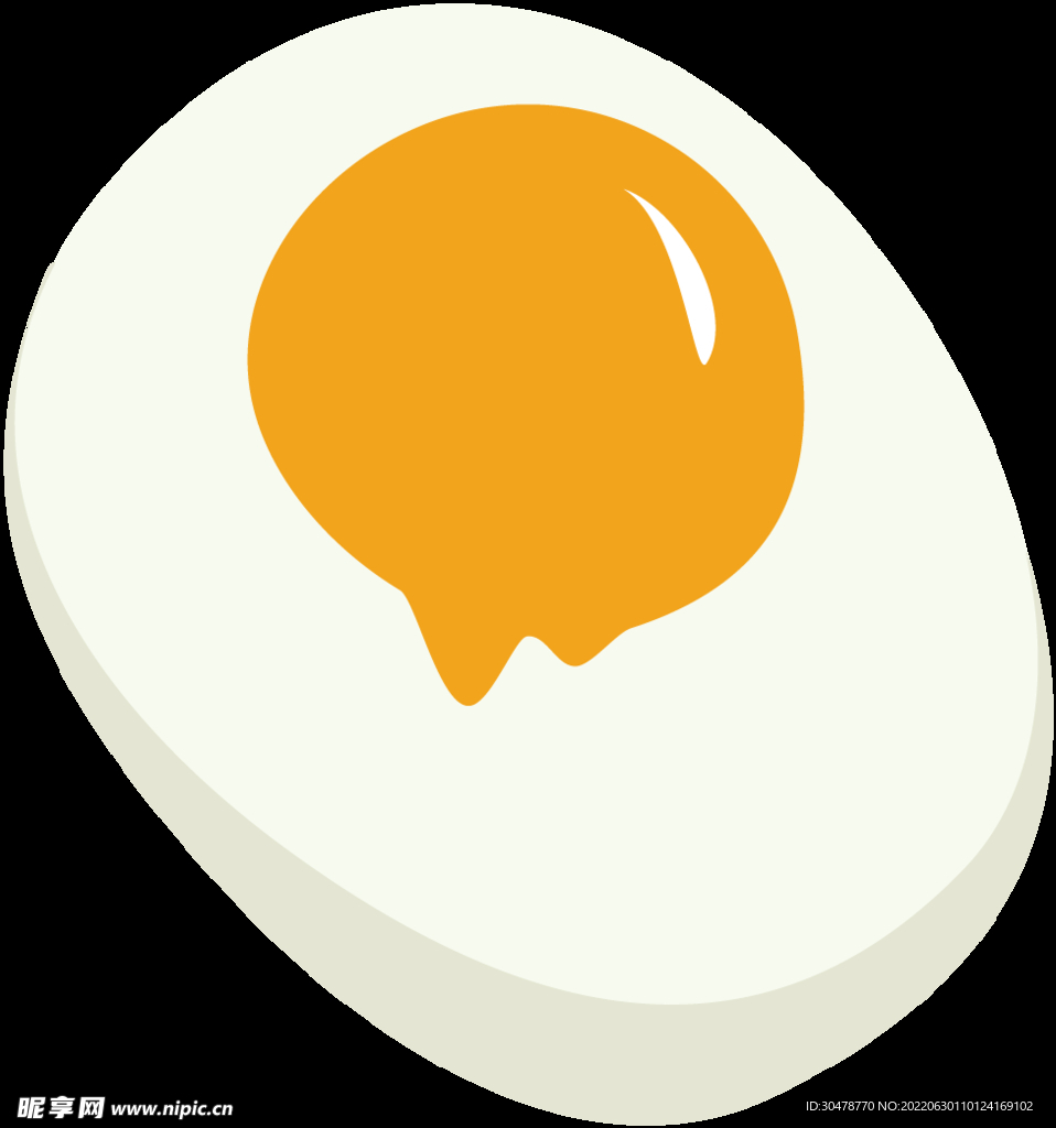 荷包蛋卡通插画