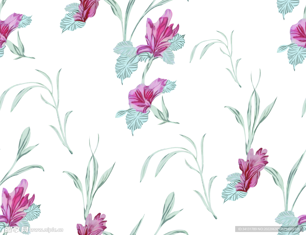 小花 小碎花 乱花 数码印花 