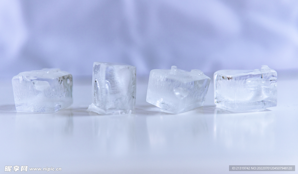 冰块特写摄影