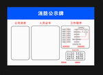 消防公示牌 