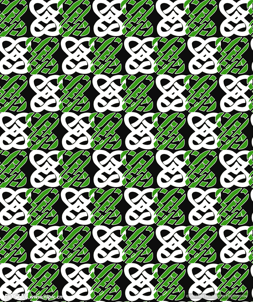 高清矢量小花纹