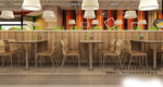 餐饮连锁店室内效果图