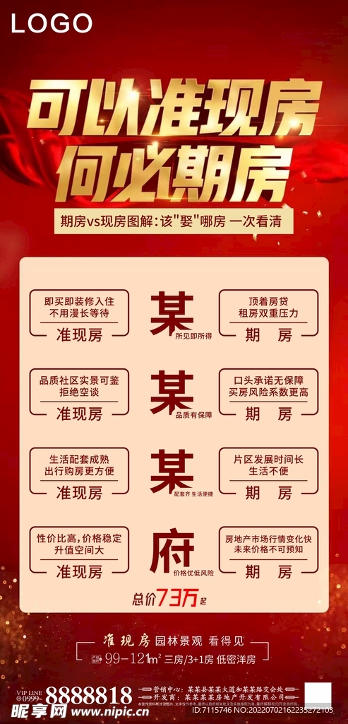 地产现房海报