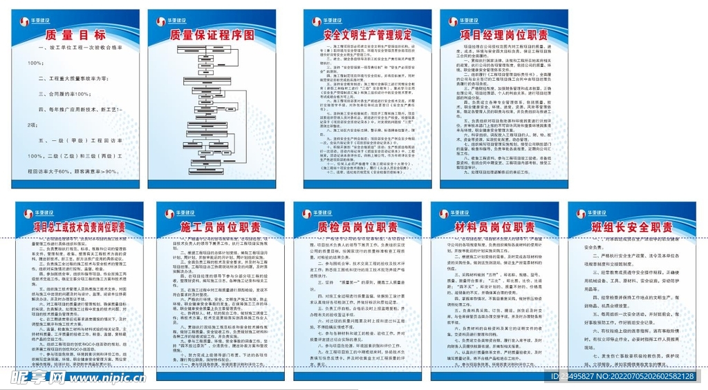 华亚建设工地制度牌