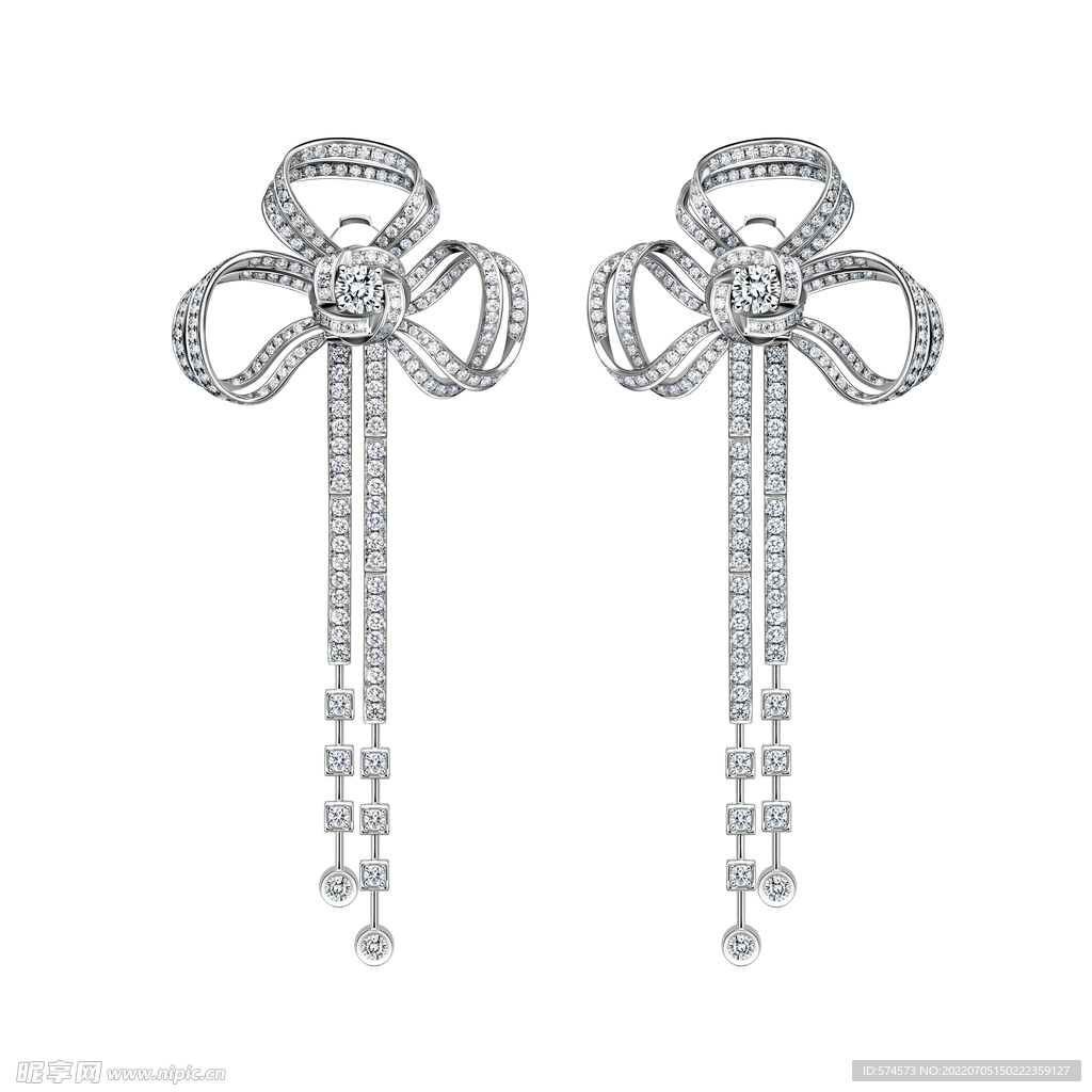 金伯利钻石结系列耳环高清分层图