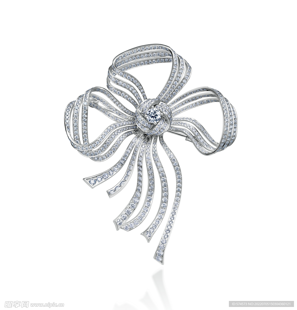 金伯利钻石结系列胸针高清分层图
